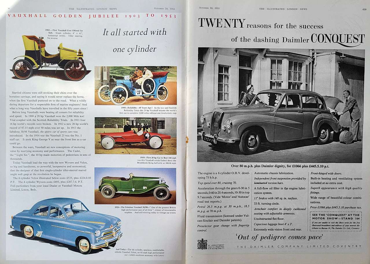 vauxhall and daimler